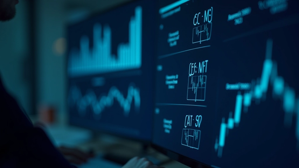 Schermo con dati di mercato finanziario