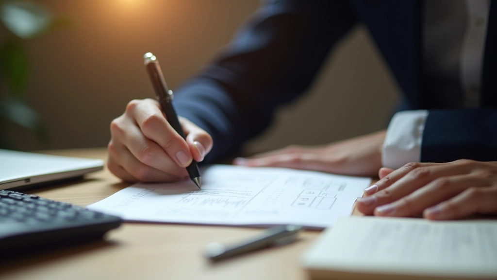 Persona che studia terminologia finanziaria con un libro di testo
